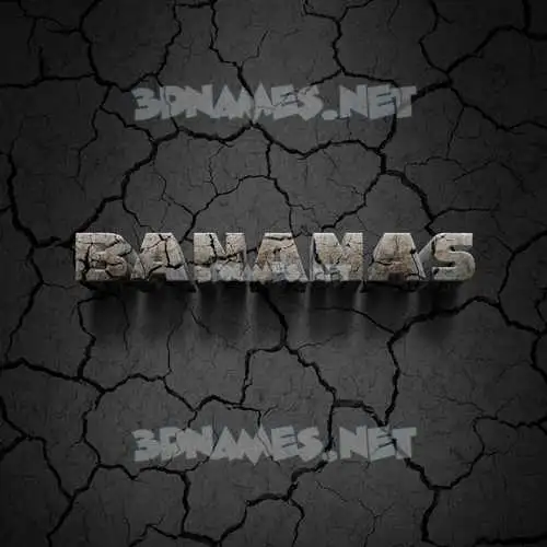 bananas in Cracked Stone style - 3D name wallpaper bananas in Cracked Stone style - 3D name wallpaper