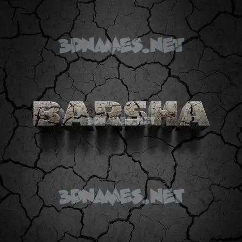 barsha in Cracked Stone style - 3D name wallpaper barsha in Cracked Stone style - 3D name wallpaper