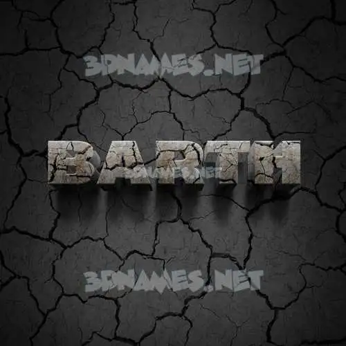 barth in Cracked Stone style - 3D name wallpaper barth in Cracked Stone style - 3D name wallpaper