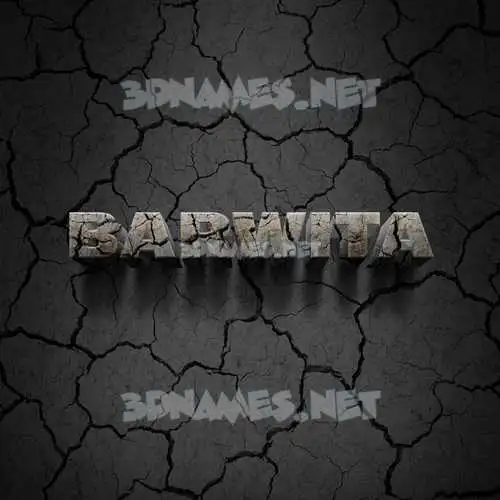 barwita in Cracked Stone style - 3D name wallpaper barwita in Cracked Stone style - 3D name wallpaper