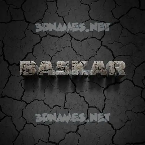 baskar in Cracked Stone style - 3D name wallpaper baskar in Cracked Stone style - 3D name wallpaper