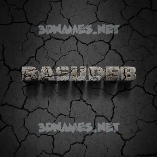 basudeb in Cracked Stone style - 3D name wallpaper basudeb in Cracked Stone style - 3D name wallpaper