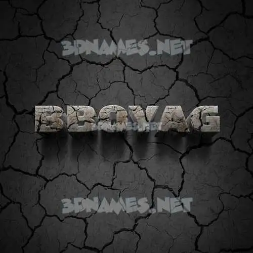 bboyag in Cracked Stone style - 3D name wallpaper bboyag in Cracked Stone style - 3D name wallpaper