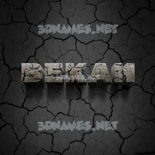 bekah in Cracked Stone style - 3D name wallpaper bekah in Cracked Stone style - 3D name wallpaper