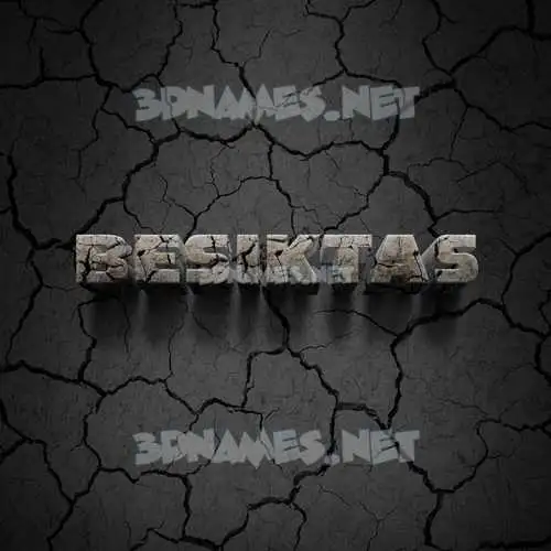 besiktas in Cracked Stone style - 3D name wallpaper besiktas in Cracked Stone style - 3D name wallpaper