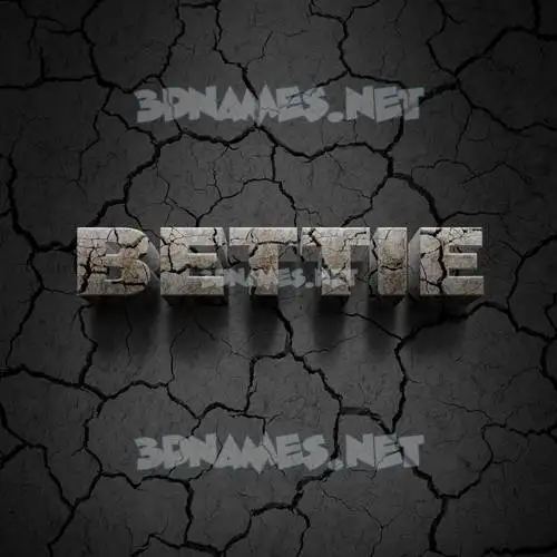 bettie in Cracked Stone style - 3D name wallpaper bettie in Cracked Stone style - 3D name wallpaper