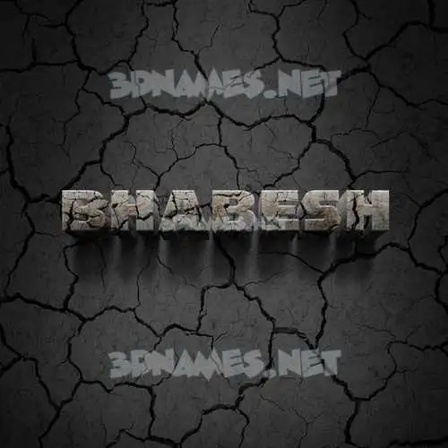 bhabesh in Cracked Stone style - 3D name wallpaper bhabesh in Cracked Stone style - 3D name wallpaper