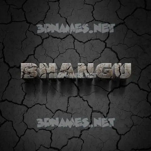 bhangu in Cracked Stone style - 3D name wallpaper bhangu in Cracked Stone style - 3D name wallpaper