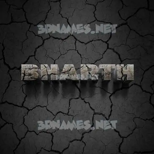 bharth in Cracked Stone style - 3D name wallpaper bharth in Cracked Stone style - 3D name wallpaper