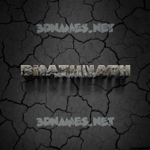 bhathnath in Cracked Stone style - 3D name wallpaper bhathnath in Cracked Stone style - 3D name wallpaper