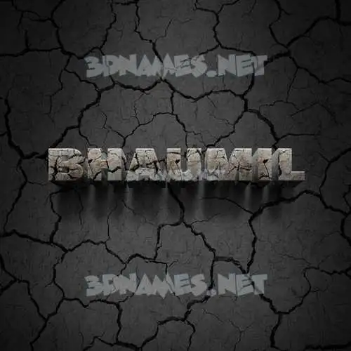 bhaumil in Cracked Stone style - 3D name wallpaper bhaumil in Cracked Stone style - 3D name wallpaper
