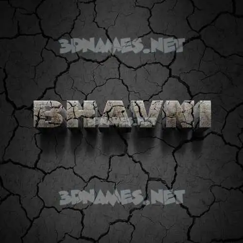 bhavni in Cracked Stone style - 3D name wallpaper bhavni in Cracked Stone style - 3D name wallpaper