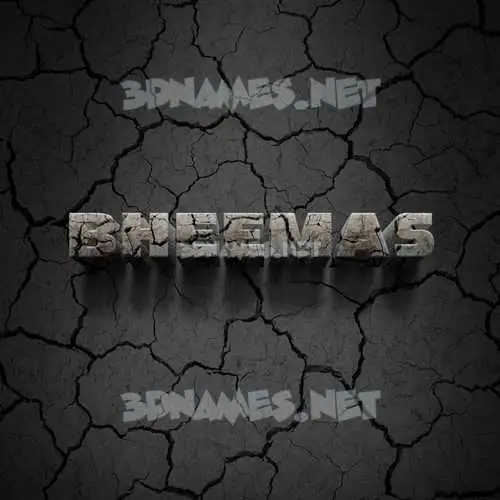 bheemas in Cracked Stone style - 3D name wallpaper bheemas in Cracked Stone style - 3D name wallpaper