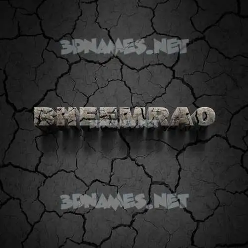bheemrao in Cracked Stone style - 3D name wallpaper bheemrao in Cracked Stone style - 3D name wallpaper