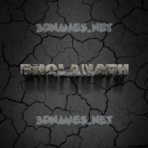 bholanath in Cracked Stone style - 3D name wallpaper bholanath in Cracked Stone style - 3D name wallpaper