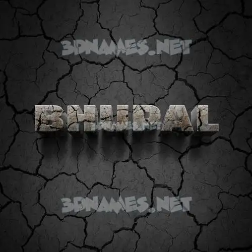 bhupal in Cracked Stone style - 3D name wallpaper