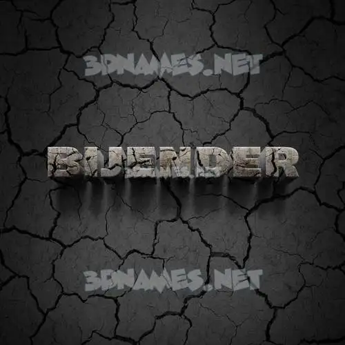 bijender in Cracked Stone style - 3D name wallpaper
