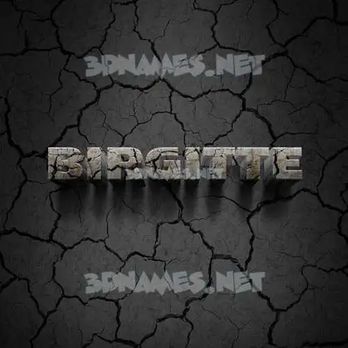 birgitte in Cracked Stone style - 3D name wallpaper birgitte in Cracked Stone style - 3D name wallpaper