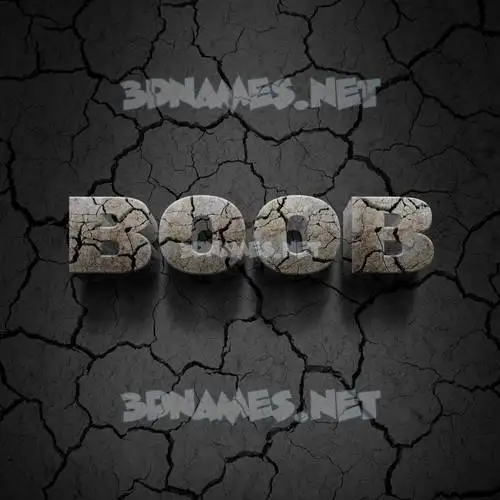 boob in Cracked Stone style - 3D name wallpaper boob in Cracked Stone style - 3D name wallpaper