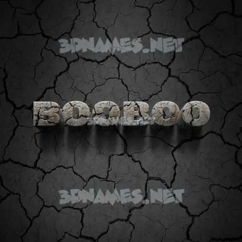 booboo in Cracked Stone style - 3D name wallpaper booboo in Cracked Stone style - 3D name wallpaper