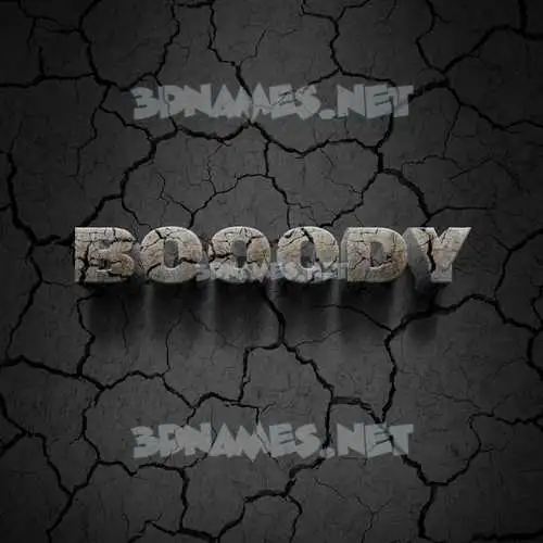 booody in Cracked Stone style - 3D name wallpaper booody in Cracked Stone style - 3D name wallpaper