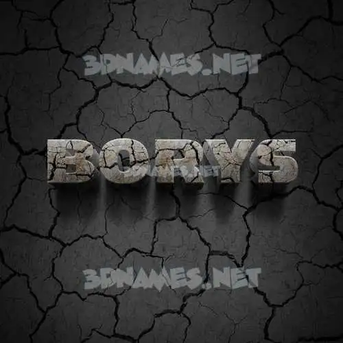 borys in Cracked Stone style - 3D name wallpaper borys in Cracked Stone style - 3D name wallpaper
