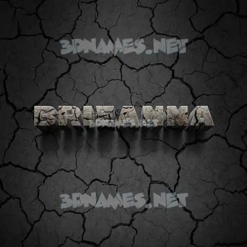 brieanna in Cracked Stone style - 3D name wallpaper brieanna in Cracked Stone style - 3D name wallpaper
