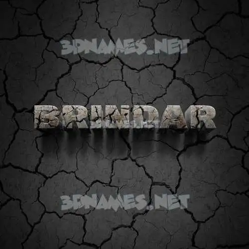 brindar in Cracked Stone style - 3D name wallpaper brindar in Cracked Stone style - 3D name wallpaper