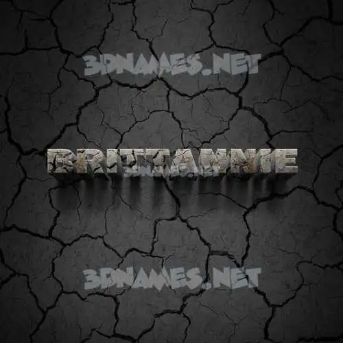 brittannie in Cracked Stone style - 3D name wallpaper brittannie in Cracked Stone style - 3D name wallpaper