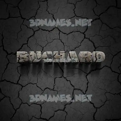buchard in Cracked Stone style - 3D name wallpaper buchard in Cracked Stone style - 3D name wallpaper