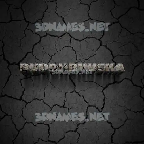 buddhbhusha in Cracked Stone style - 3D name wallpaper buddhbhusha in Cracked Stone style - 3D name wallpaper