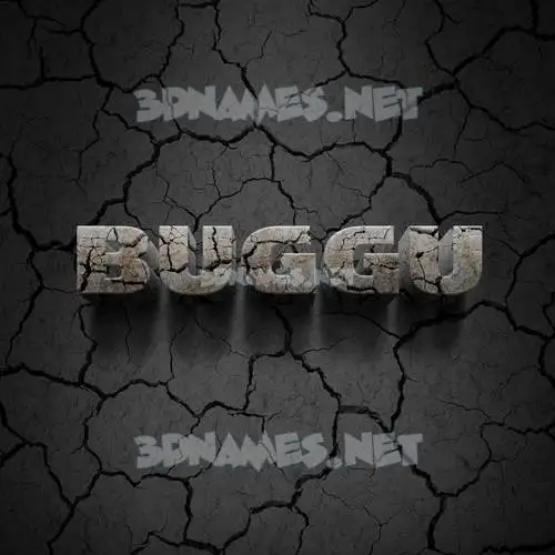 buggu in Cracked Stone style - 3D name wallpaper buggu in Cracked Stone style - 3D name wallpaper