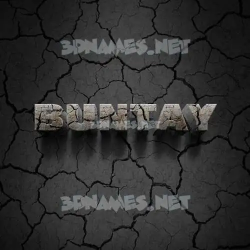 buntay in Cracked Stone style - 3D name wallpaper buntay in Cracked Stone style - 3D name wallpaper
