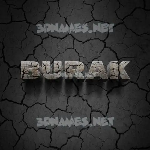 burak in Cracked Stone style - 3D name wallpaper burak in Cracked Stone style - 3D name wallpaper