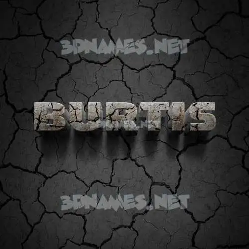 burtis in Cracked Stone style - 3D name wallpaper burtis in Cracked Stone style - 3D name wallpaper