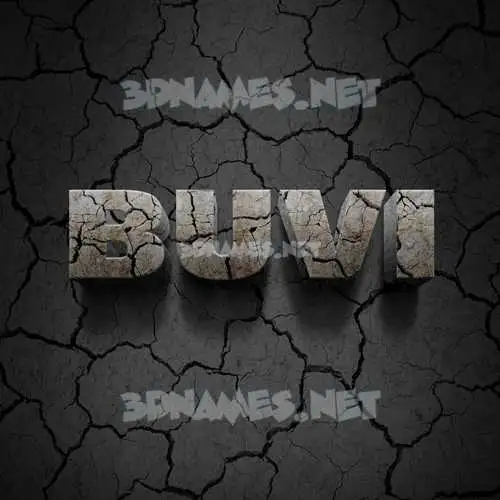 buvi in Cracked Stone style - 3D name wallpaper buvi in Cracked Stone style - 3D name wallpaper