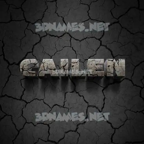 cailen in Cracked Stone style - 3D name wallpaper cailen in Cracked Stone style - 3D name wallpaper