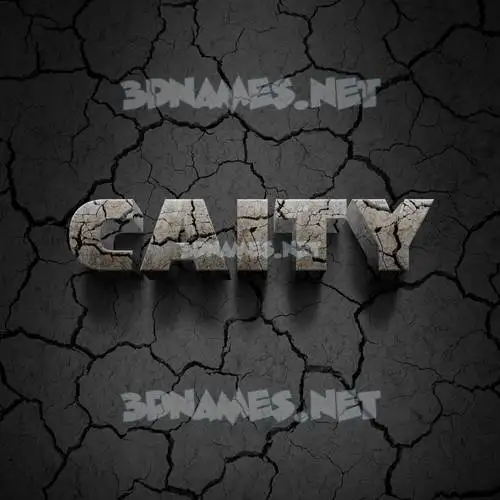 caity in Cracked Stone style - 3D name wallpaper caity in Cracked Stone style - 3D name wallpaper