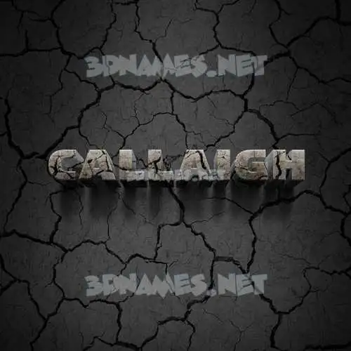 callaigh in Cracked Stone style - 3D name wallpaper callaigh in Cracked Stone style - 3D name wallpaper