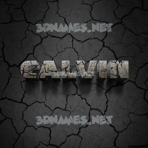 calvin in Cracked Stone style - 3D name wallpaper calvin in Cracked Stone style - 3D name wallpaper