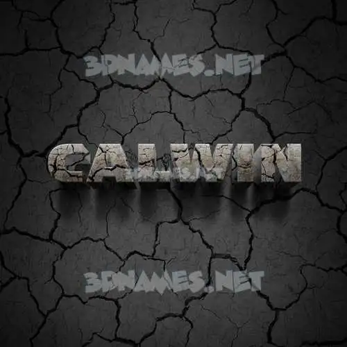 calwin in Cracked Stone style - 3D name wallpaper calwin in Cracked Stone style - 3D name wallpaper