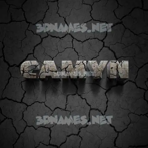 camyn in Cracked Stone style - 3D name wallpaper camyn in Cracked Stone style - 3D name wallpaper