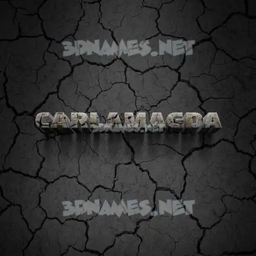 carlamagda in Cracked Stone style - 3D name wallpaper carlamagda in Cracked Stone style - 3D name wallpaper