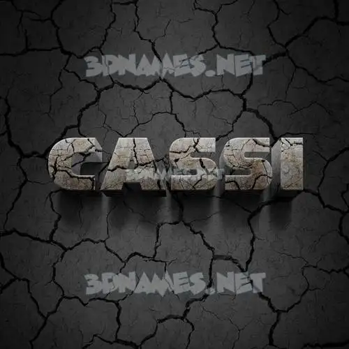 cassi in Cracked Stone style - 3D name wallpaper cassi in Cracked Stone style - 3D name wallpaper