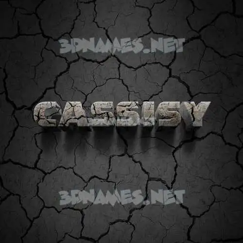 cassisy in Cracked Stone style - 3D name wallpaper cassisy in Cracked Stone style - 3D name wallpaper