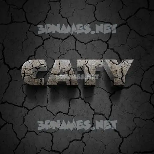 caty in Cracked Stone style - 3D name wallpaper caty in Cracked Stone style - 3D name wallpaper