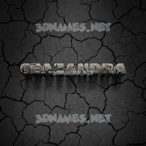 ceazandra in Cracked Stone style - 3D name wallpaper ceazandra in Cracked Stone style - 3D name wallpaper