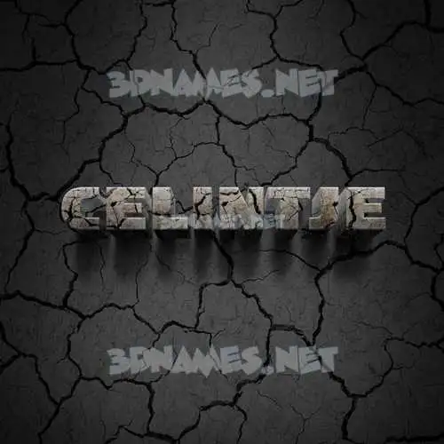 celintje in Cracked Stone style - 3D name wallpaper celintje in Cracked Stone style - 3D name wallpaper