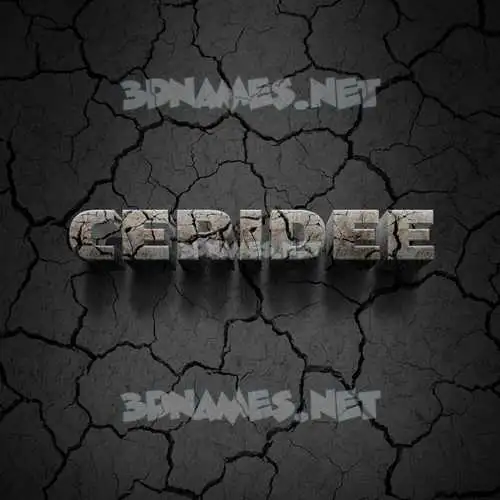 ceridee in Cracked Stone style - 3D name wallpaper ceridee in Cracked Stone style - 3D name wallpaper