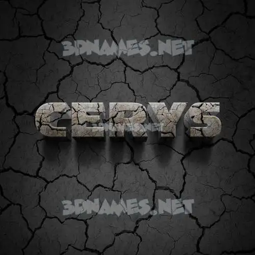 cerys in Cracked Stone style - 3D name wallpaper cerys in Cracked Stone style - 3D name wallpaper